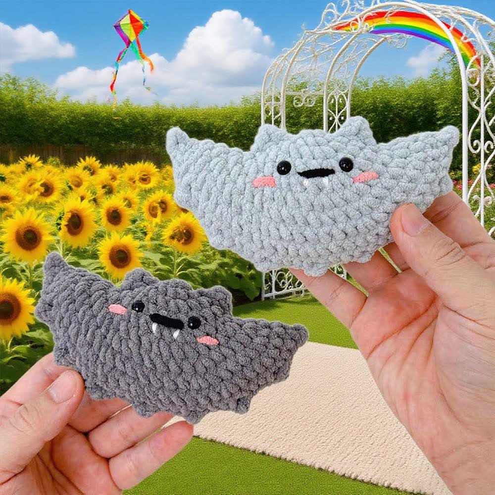 Diy Handmade Flying Bat Crochet Kit - Halloween Hanging Decor | Adorable Crocheted Plushy - image 3