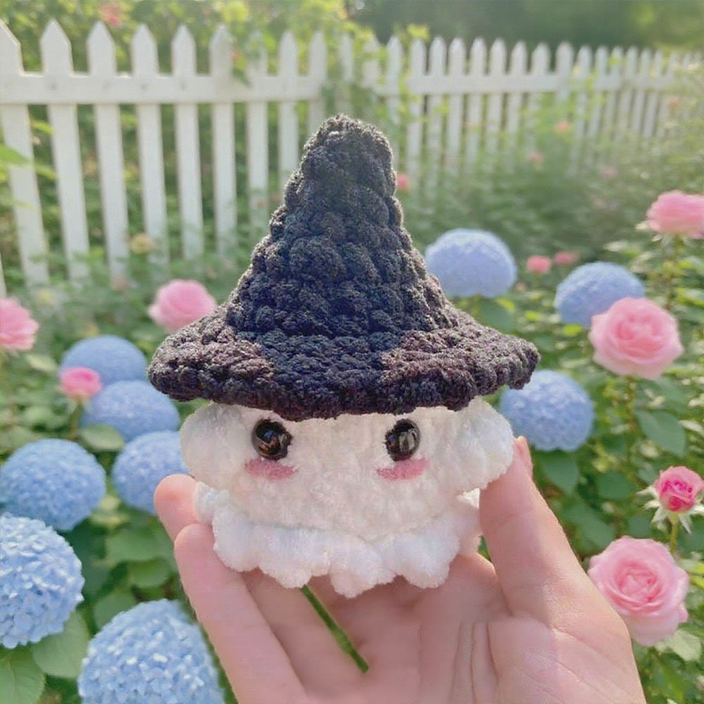 Diy Handmade Halloween Series Crochet Kit - Mini Decorative Craft | Perfect Gift Idea - Wizard - image 3