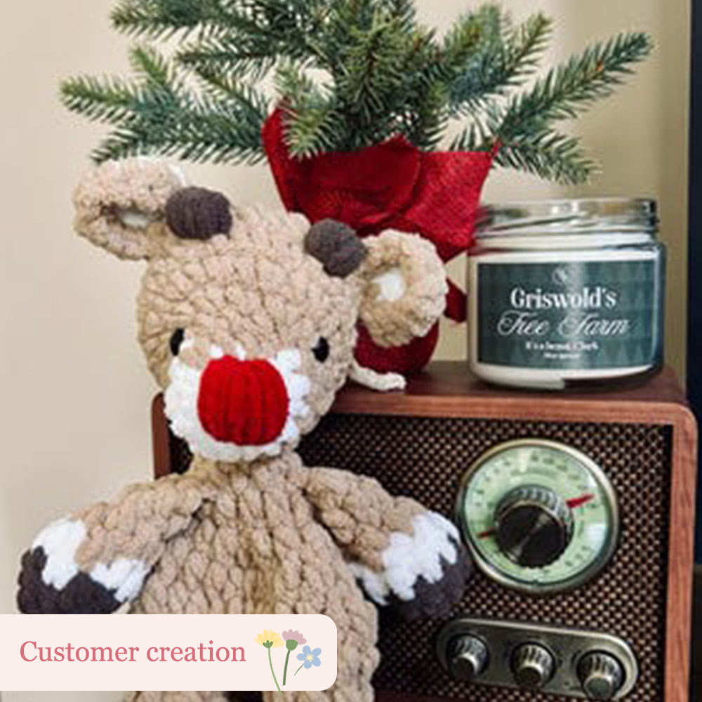 Diy Handmade Christmas Reindeer Crochet Kit - Nice Christmas Gift Idea | Christmas Tree Decor - image 4