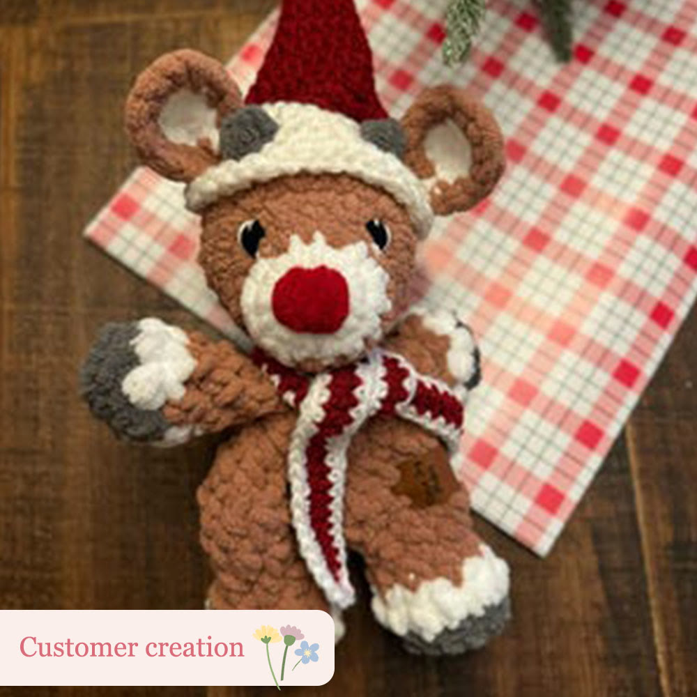 Diy Handmade Christmas Reindeer Crochet Kit - Nice Christmas Gift Idea | Christmas Tree Decor - image 6