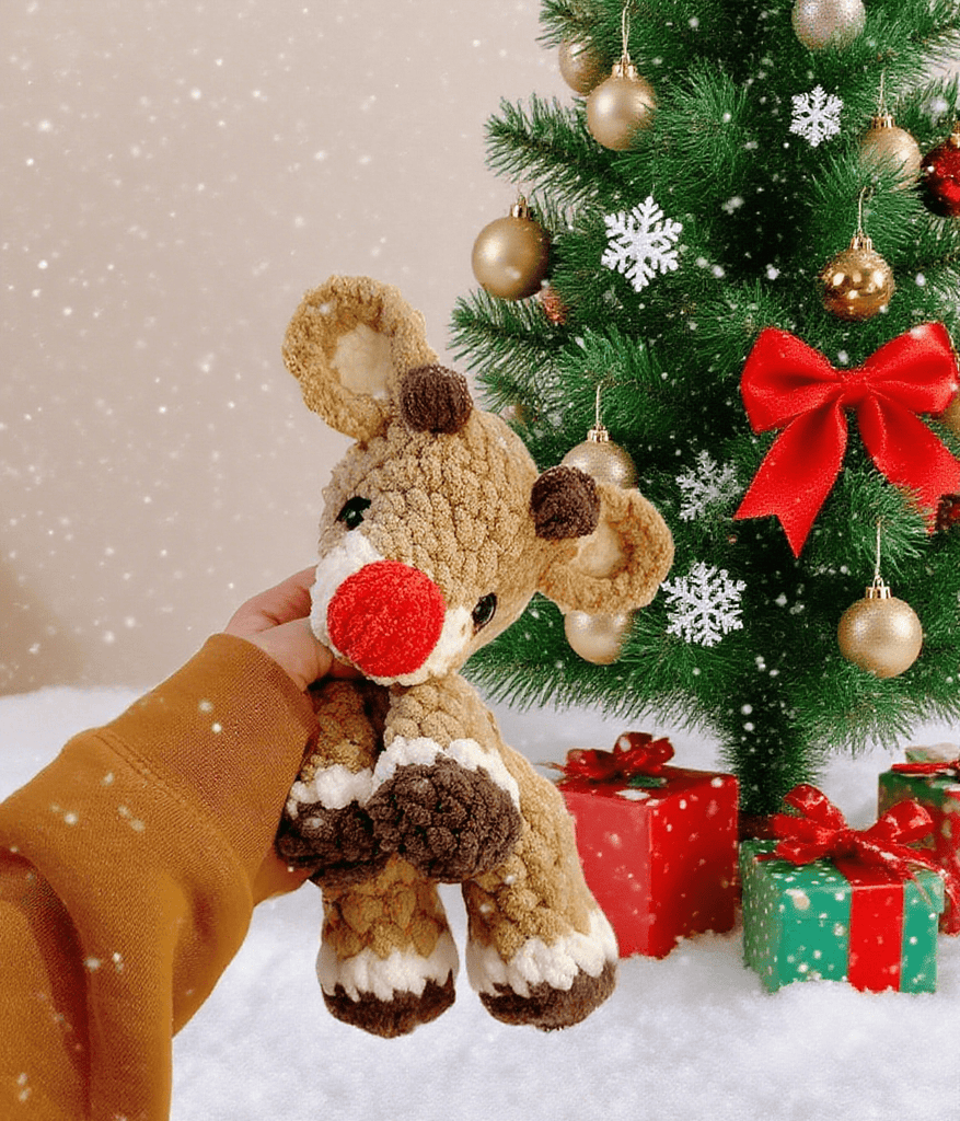 Diy Handmade Christmas Reindeer Crochet Kit - Nice Christmas Gift Idea | Christmas Tree Decor - image 2