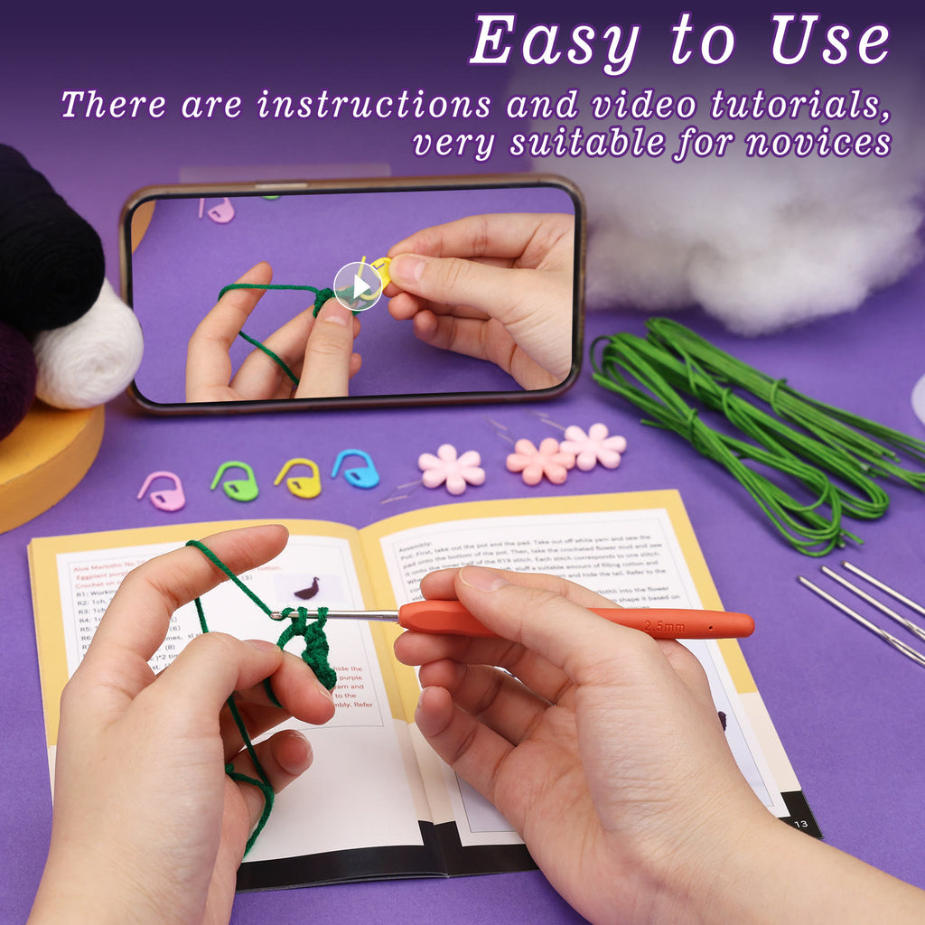 Diy Handmade Crochet Kit - Halloween Spooky Craft | Unique Home Decoration  - image 1