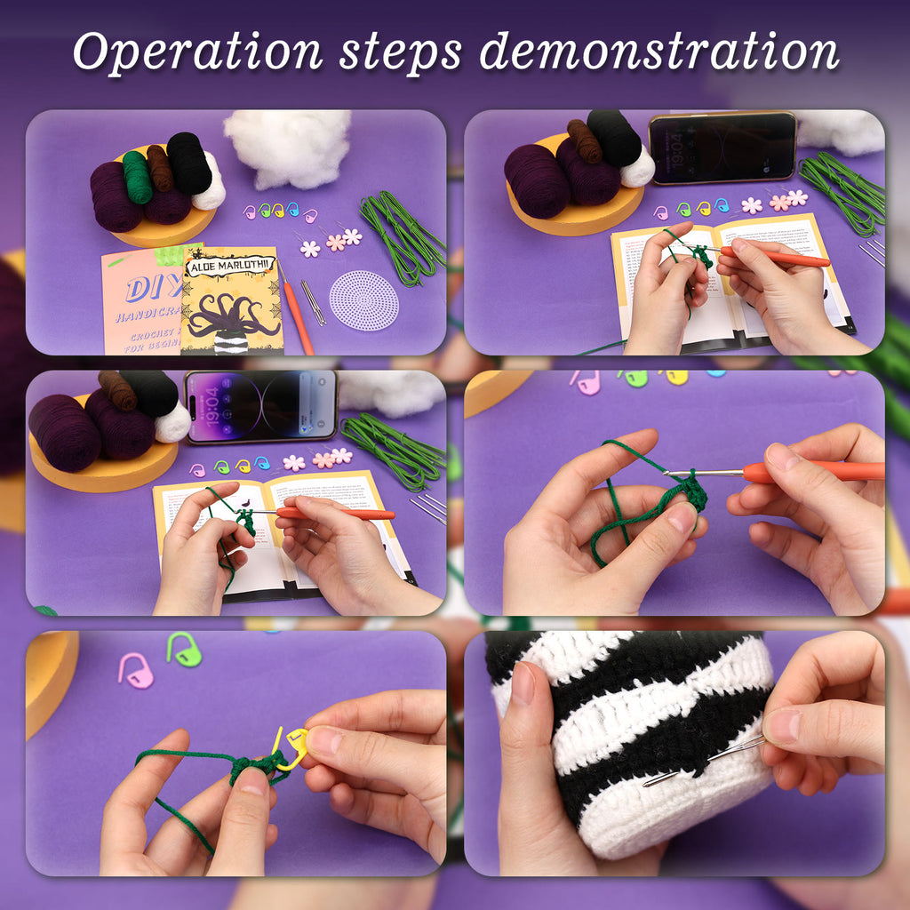 Diy Handmade Crochet Kit - Halloween Spooky Craft | Unique Home Decoration  - image 2