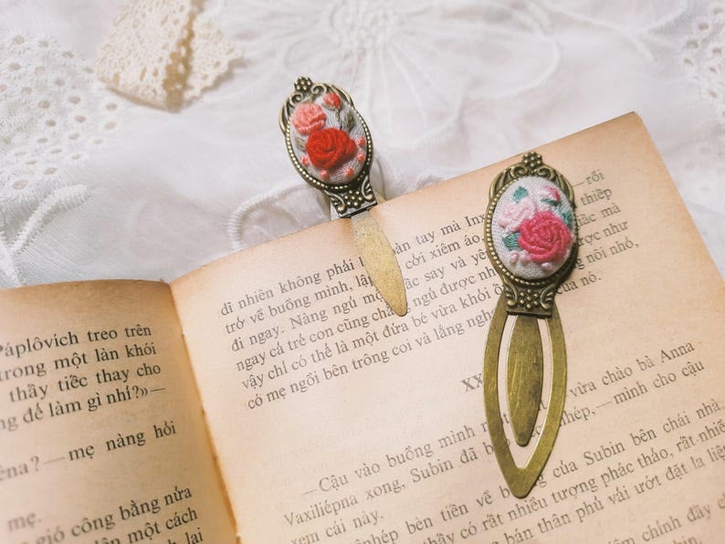 Embroidery Personalized Bookmark | Diy Book Accessories | Gift For Her  - image 2