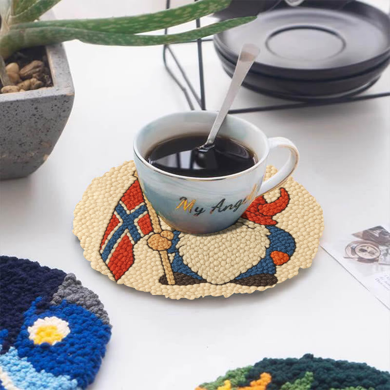 Patriot Gnome Punch Needle Kit - Diy Handmade Craft | Perfect Home Decor  - image 8