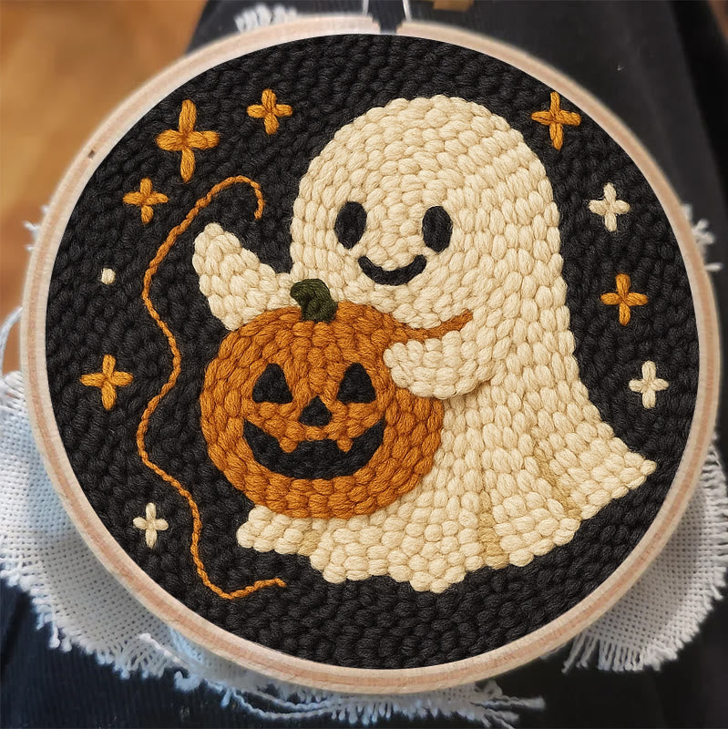  Sewing Ghost Punch Needle Kit - Easy Handmade Craft | Perfect Halloween Collection  - image 3