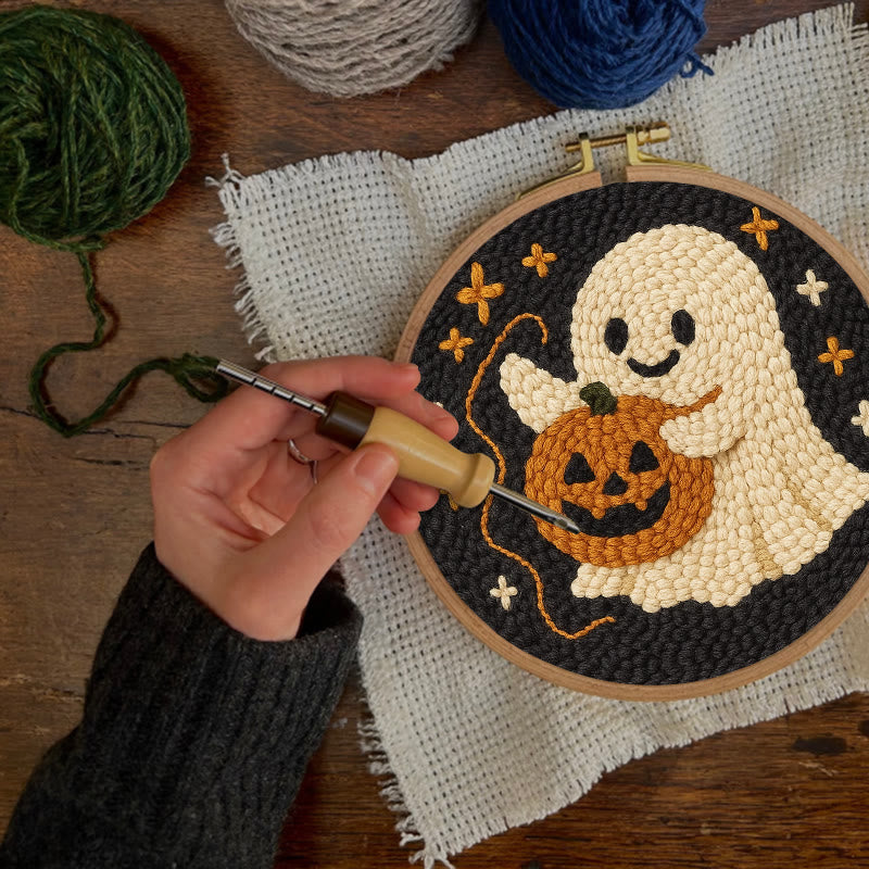  Sewing Ghost Punch Needle Kit - Easy Handmade Craft | Perfect Halloween Collection  - image 7