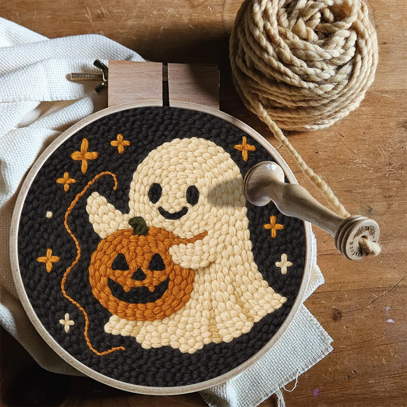  Sewing Ghost Punch Needle Kit - Easy Handmade Craft | Perfect Halloween Collection  - image 5