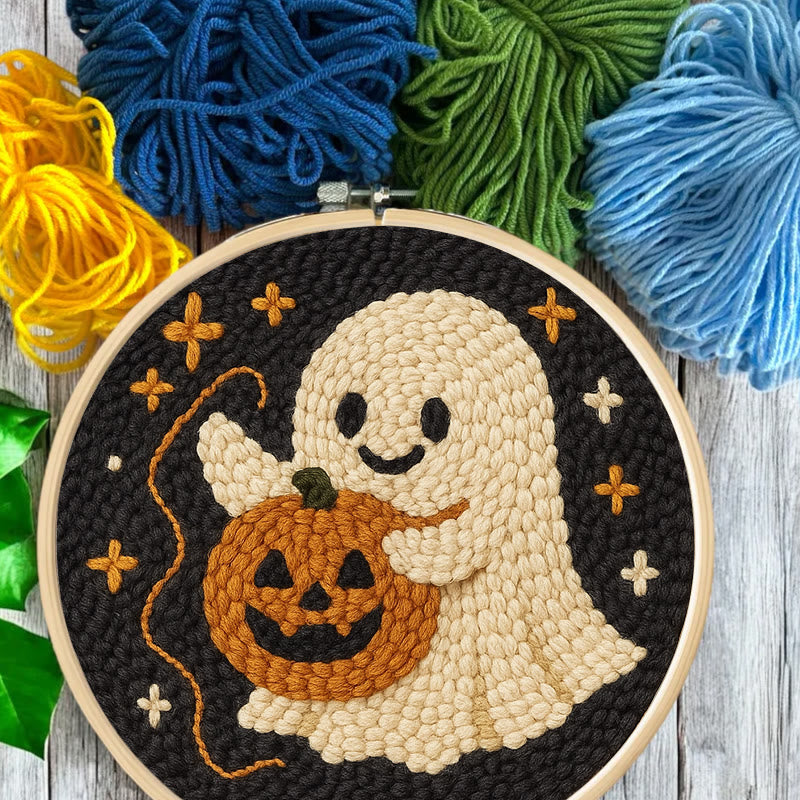  Sewing Ghost Punch Needle Kit - Easy Handmade Craft | Perfect Halloween Collection  - image 4