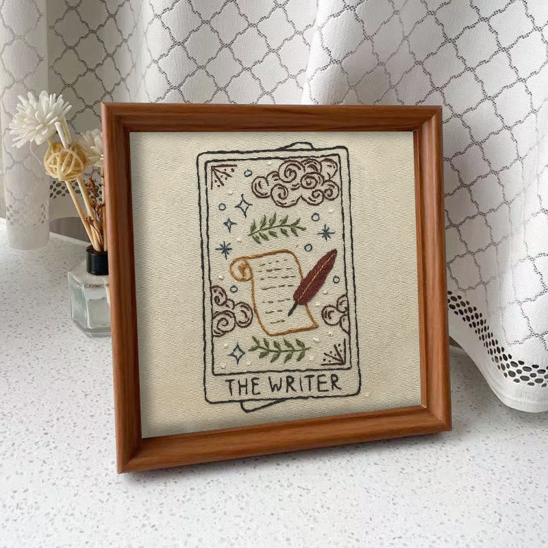 Rubbyoo Embroidery Kit - Magic Writer | Beginner Handmade Project | Diy Stitch Craft - Embroidery Kit Plus An Extra Frame - image 9