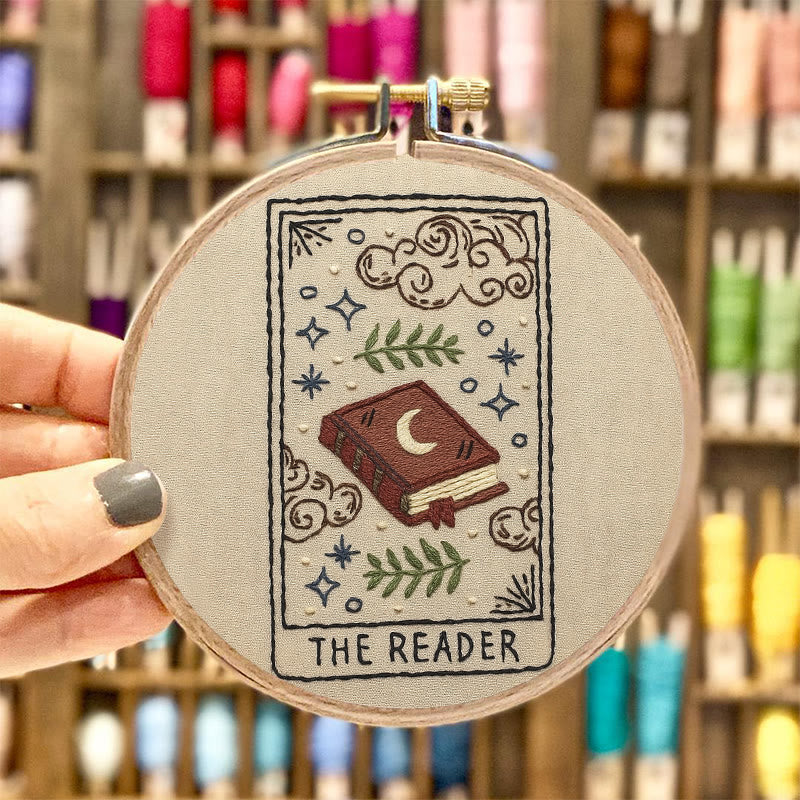 Rubbyoo Embroidery Kit - Witchy Book | Easy Handmade Decor | Gifts For Book Lover  - image 7