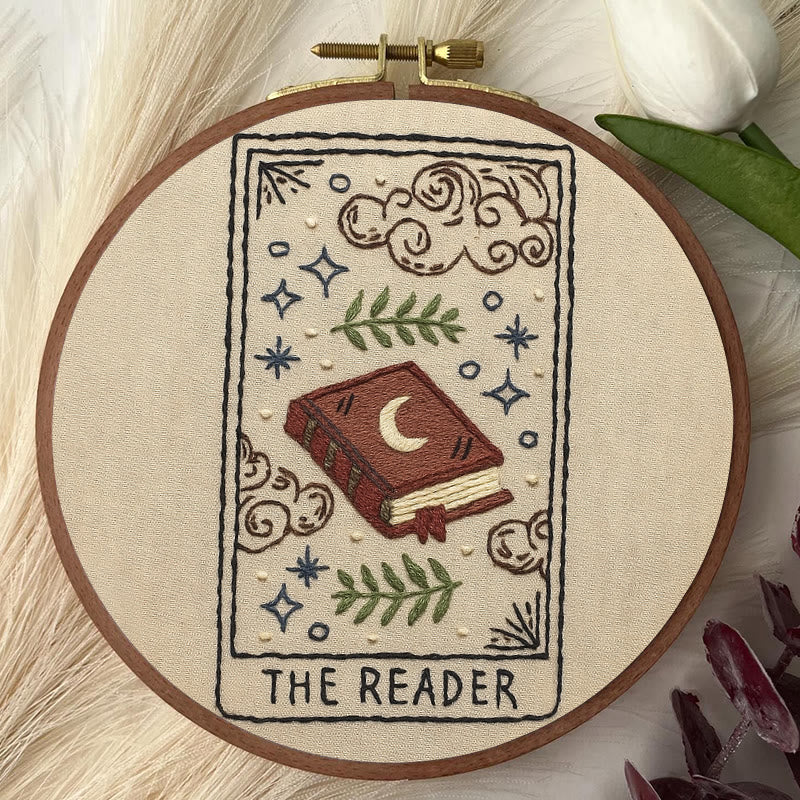 Rubbyoo Embroidery Kit - Witchy Book | Easy Handmade Decor | Gifts For Book Lover  - image 2