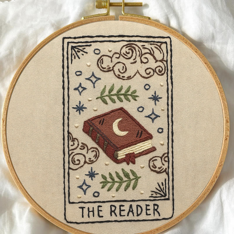 Rubbyoo Embroidery Kit - Witchy Book | Easy Handmade Decor | Gifts For Book Lover  - image 6