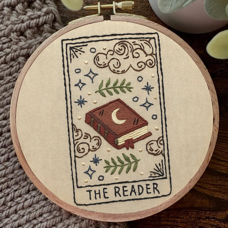 Rubbyoo Embroidery Kit - Witchy Book | Easy Handmade Decor | Gifts For Book Lover  - image 4