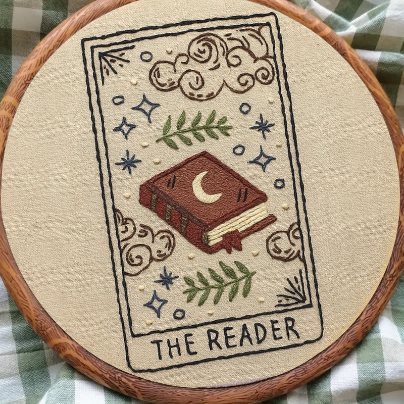 Rubbyoo Embroidery Kit - Witchy Book | Easy Handmade Decor | Gifts For Book Lover  - image 5