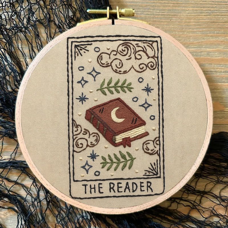 Rubbyoo Embroidery Kit - Witchy Book | Easy Handmade Decor | Gifts For Book Lover  - image 3