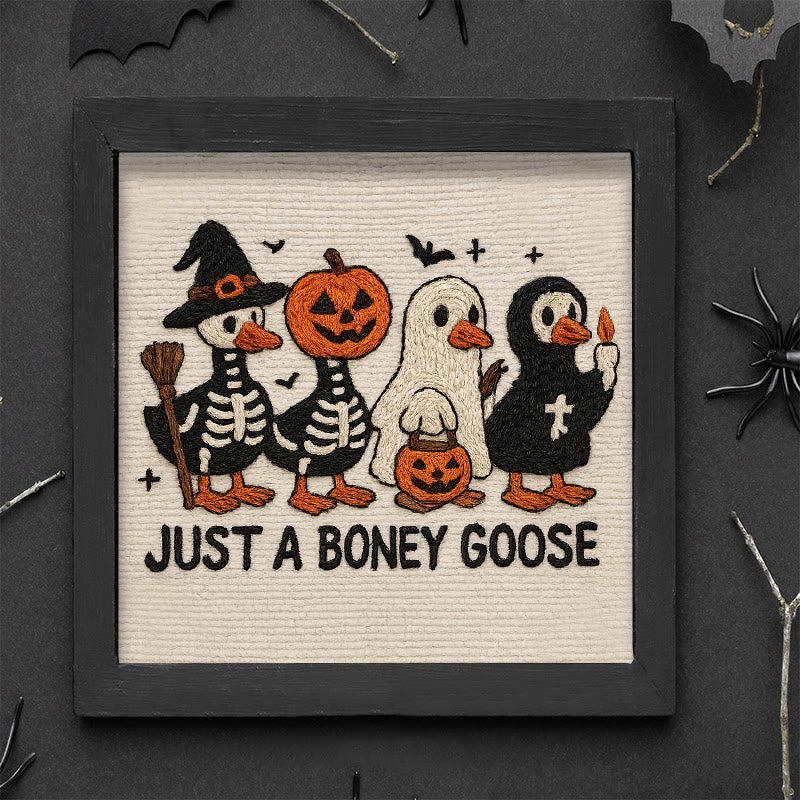 Rubbyoo Embroidery Kit - Boney Goose | Spooky Halloween Animal | Handmade Gift Idea - image 8