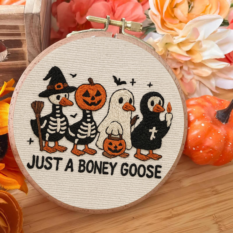 Rubbyoo Embroidery Kit - Boney Goose | Spooky Halloween Animal | Handmade Gift Idea - image 7