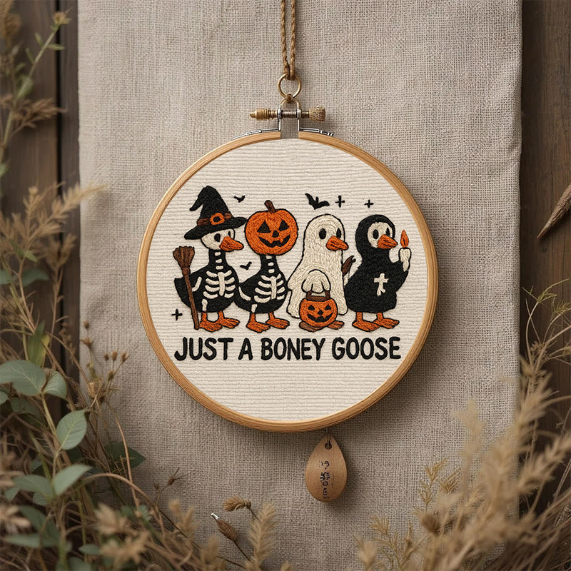 Rubbyoo Embroidery Kit - Boney Goose | Spooky Halloween Animal | Handmade Gift Idea - image 5