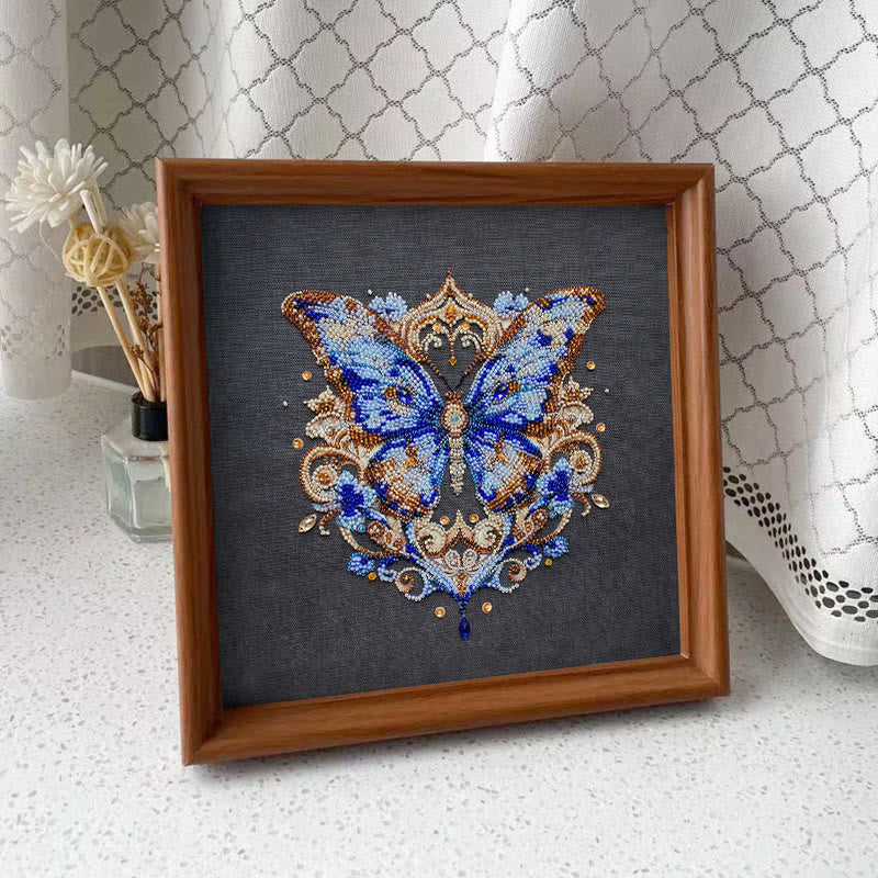 Rubbyoo Bead Embroidery Kit - Stunning Butterfly | Precious Handmade Art | Perfect Gift For Her - image 9