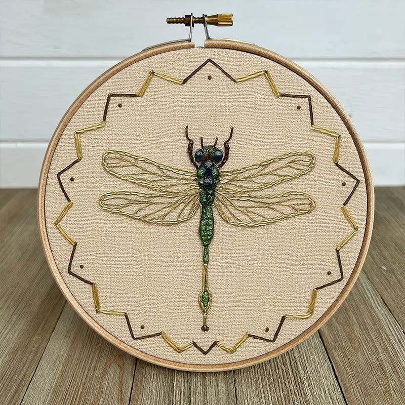 Rubbyoo Bead Embroidery Kit - Beautiful Dragonfly | Diy Needle Art | Handmade Decorative Craft  - image 4
