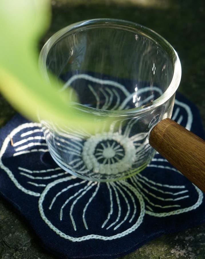 Embroidery Flower Coasters Kit | Creative Desk Decoration | Nice Handmade Gift | Diy Cup Mat - image 1