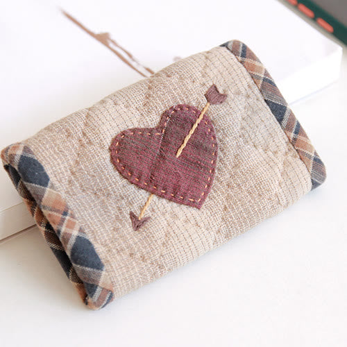 Embroidery Patchwork Wallet Kit | Unique Diy Craft  | Personalized Valentine's Day Gifts  - image 3