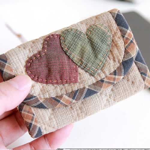 Embroidery Patchwork Wallet Kit | Unique Diy Craft  | Personalized Valentine's Day Gifts  - image 4