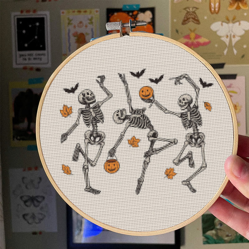  Cross Stitch Kit - Ghost Dance Party | Halloween Needle craft | Perfect For Home Decor - image 3