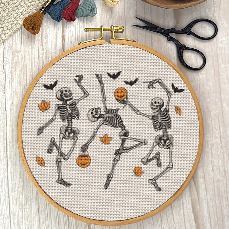  Cross Stitch Kit - Ghost Dance Party | Halloween Needle craft | Perfect For Home Decor - image 2