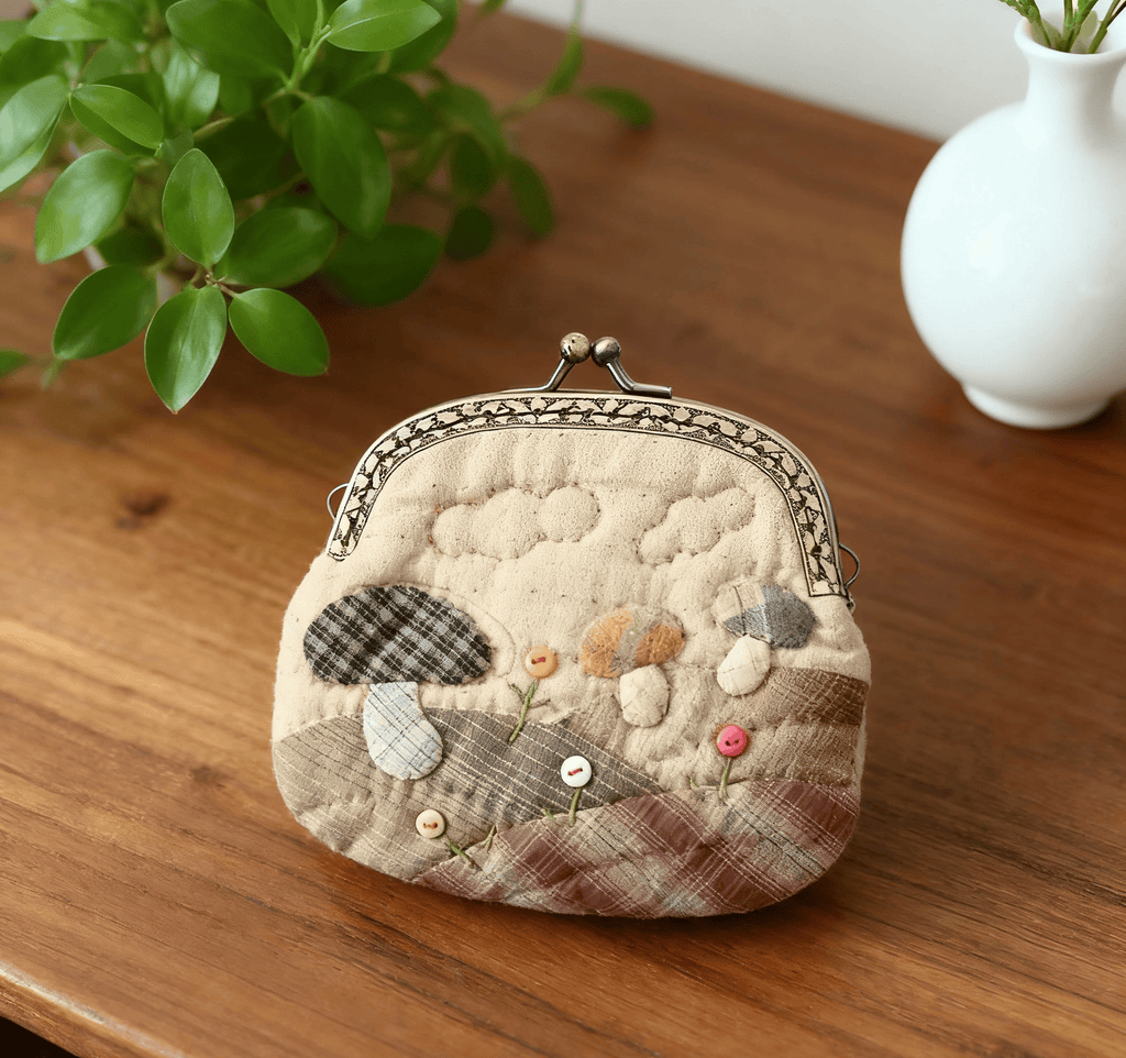 Embroidery  Mini Kiss Lock Bag Kit | Diy Wallet Craft | Unique Bridesmaid Gift - image 4