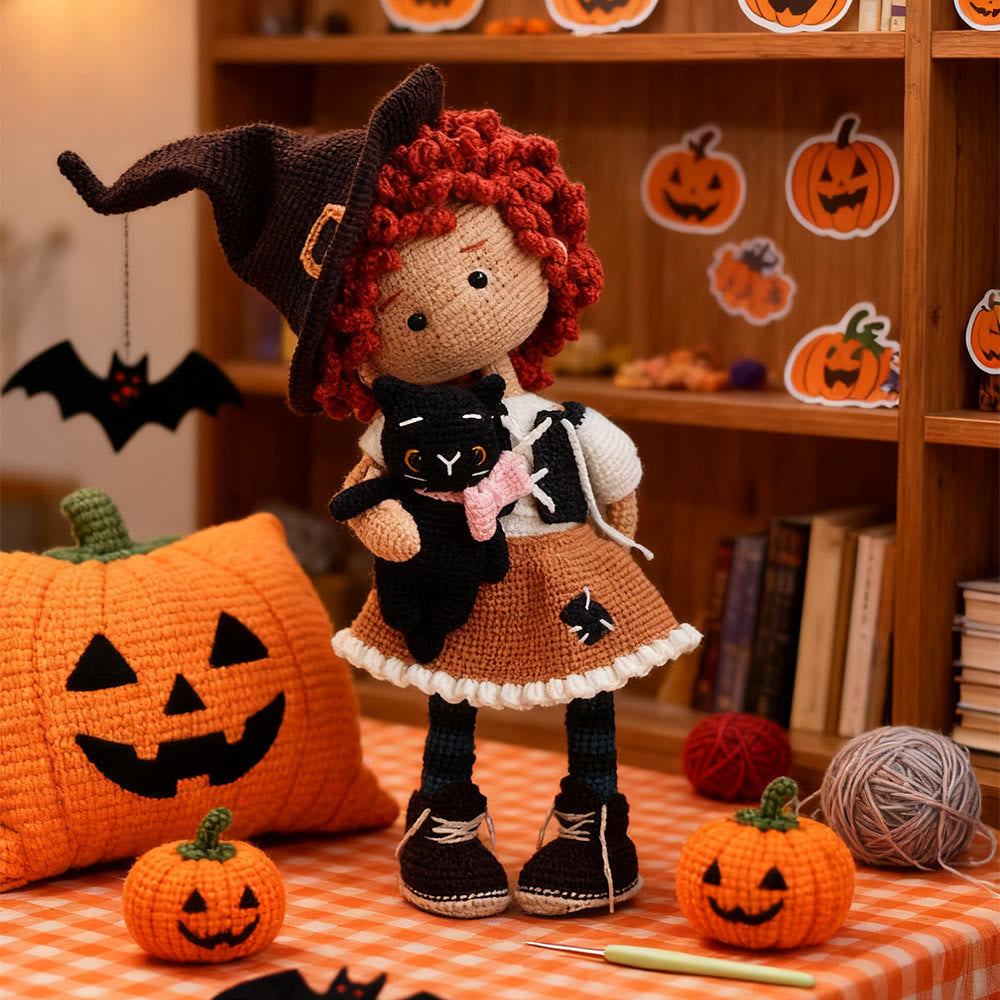 Diy Handmade Witch Girl Kit - Halloween Spooky Craft | Home Hanging Decoration  - image 2