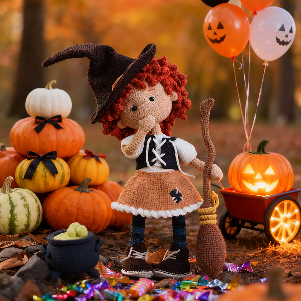 Diy Handmade Witch Girl Kit - Halloween Spooky Craft | Home Hanging Decoration  - image 4