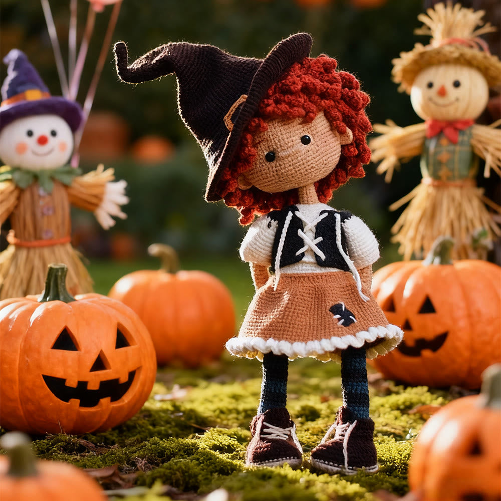 Diy Handmade Witch Girl Kit - Halloween Spooky Craft | Home Hanging Decoration  - image 1