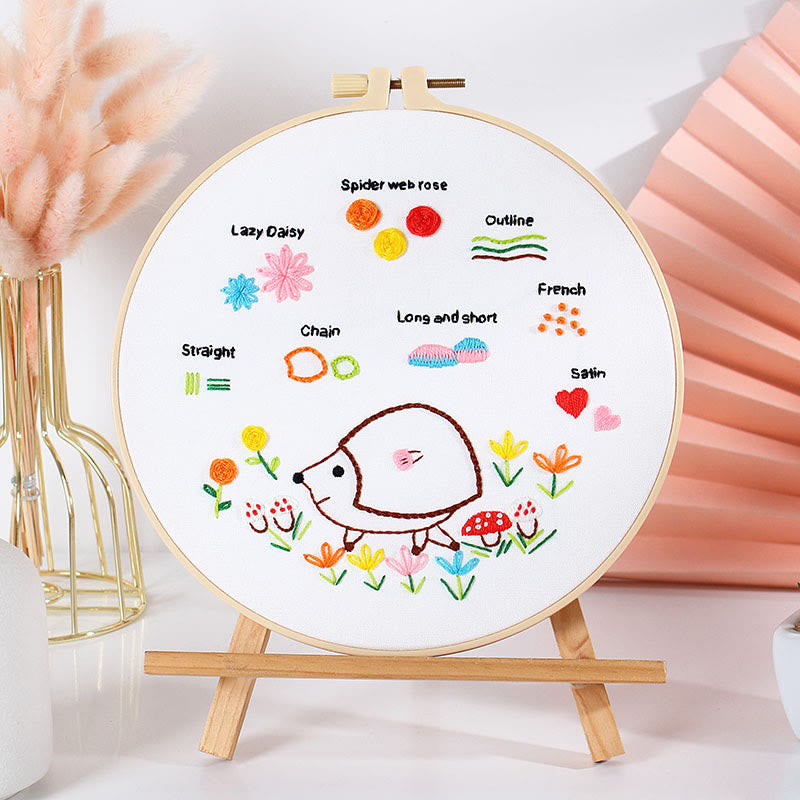 Rubbyoo Embroidery Starter Practice Kit - Easy Stitch Handicraft | Perfect For Needlework Beginner - image 2