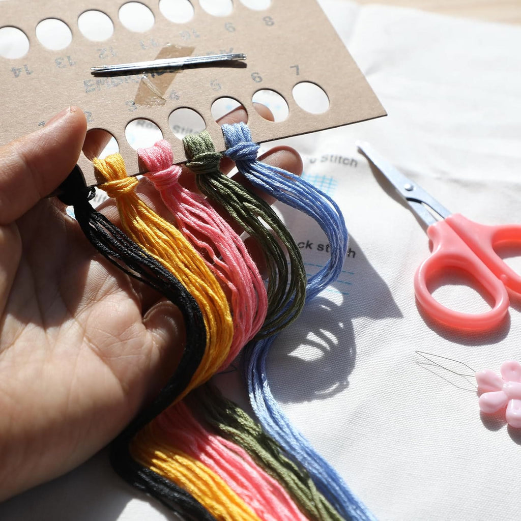 Rubbyoo 3-piece Embroidery Starter Kit - Adorable Animal  Practice Pattern | Diy Art Craft For Aldult - image 6