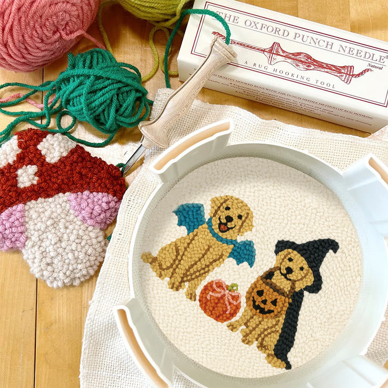 Witch Dogs Punch Needle Kit - Special Halloween Animal Craft | Perfect Gift For Puppy Lovers - image 8