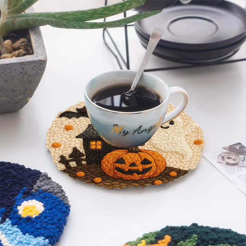 Spooky Castle Punch Needle Kit - Halloween Handmade Collection | Perfect For Wall Hanging - image 11