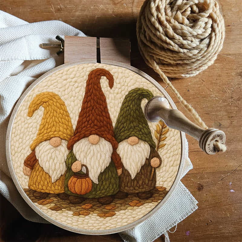 Mysterious Gnome Punch Needle Kit - Spooky Halloween Craft | Diy Needle Art - image 6