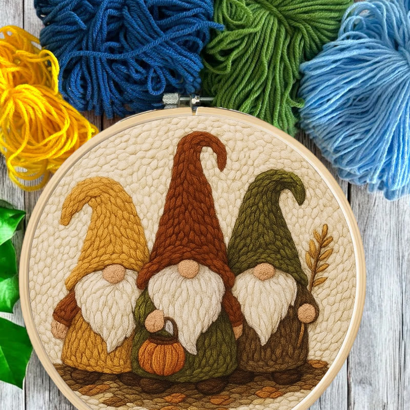 Mysterious Gnome Punch Needle Kit - Spooky Halloween Craft | Diy Needle Art - image 7