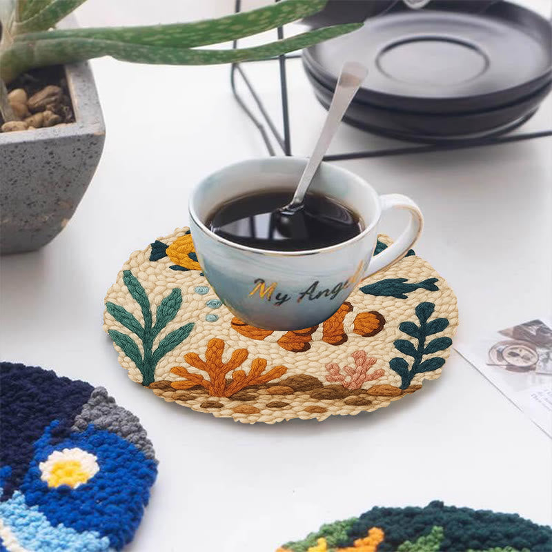 Clownfish Punch Needle Kit - Lovely Animal Craft | Diy Wall Hanging Art - image 7