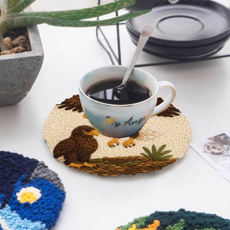 Fierce Eagle Punch Needle Kit - Diy Animal Craft | Perfect Gift For Bird Lovers - image 8