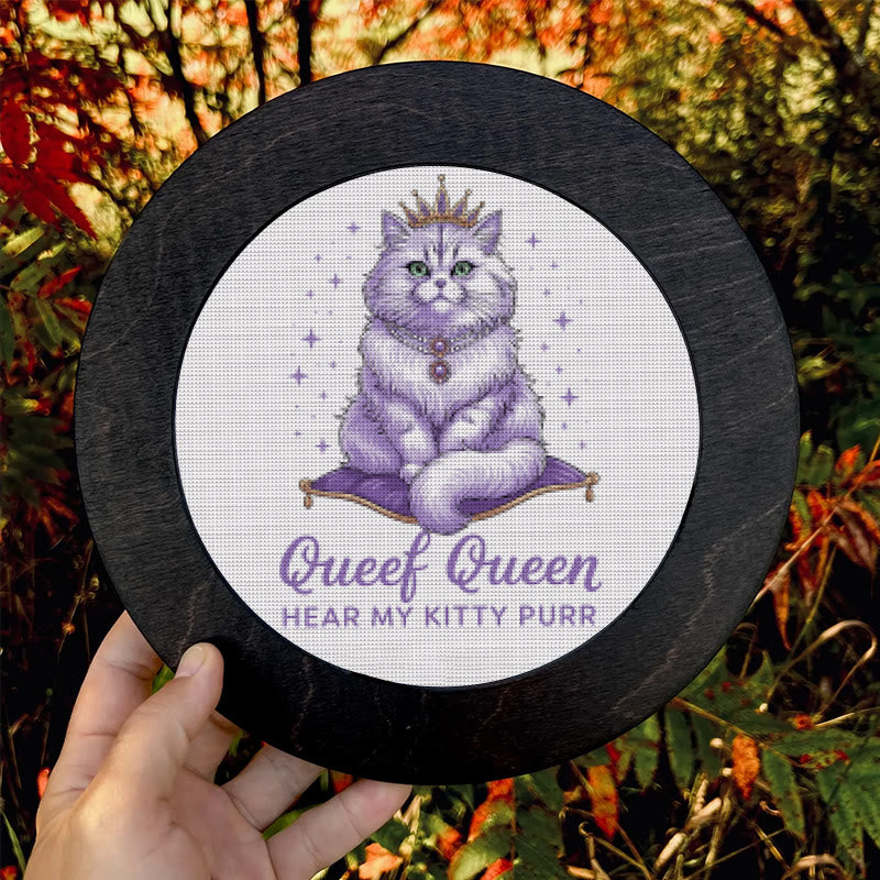  Cross Stitch Kit - Elegant Cat |  Lovely Animal Decorative Art | Perfect Handicraft For Kitten Lovers  - image 4