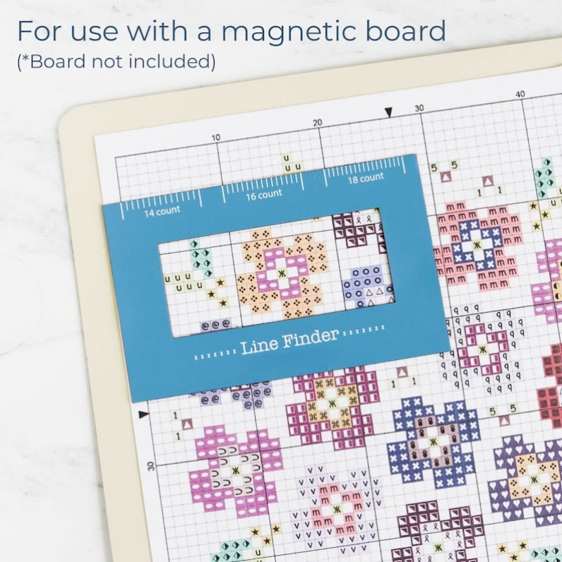 Cross Stitch Magnetic Line Finder | Sewing Pattern Marker | Perfect Handmade Tool For Crafters - image 4