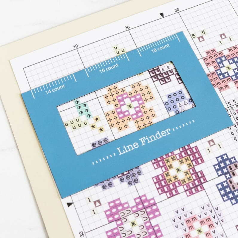Cross Stitch Magnetic Line Finder | Sewing Pattern Marker | Perfect Handmade Tool For Crafters - Cross Stitch Magnetic Line Finder - image 0