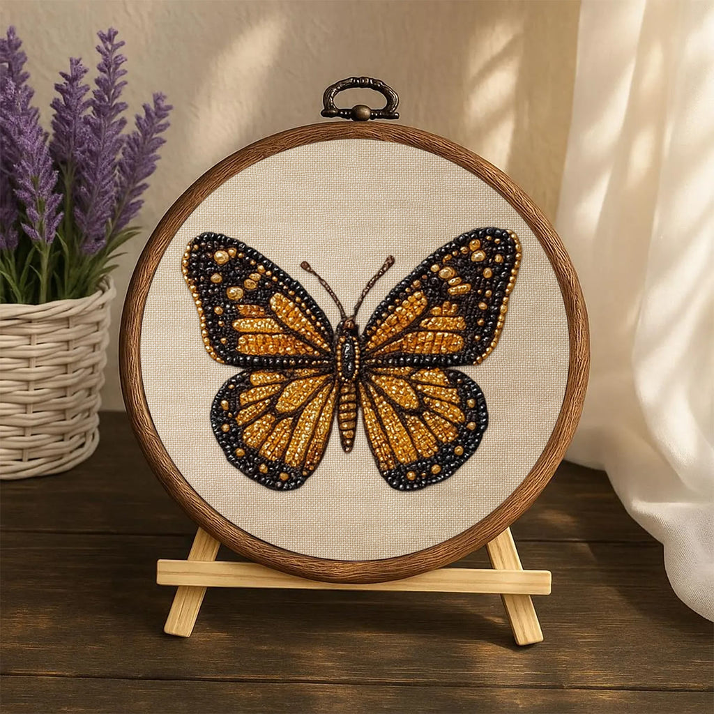 Rubbyoo Bead Embroidery Kit - Little Betterfly | Charming Desk Decor | Precious Gifts For Her  - image 5