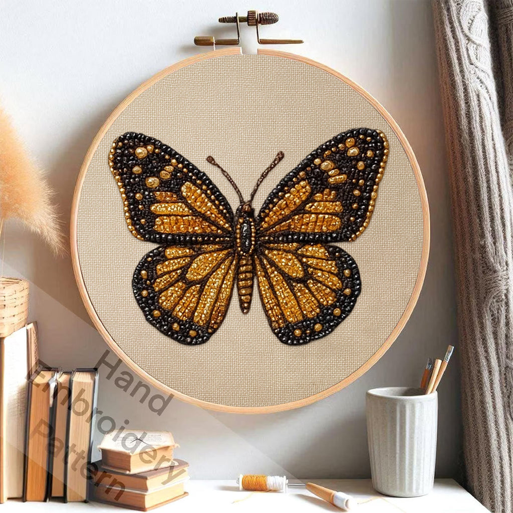 Rubbyoo Bead Embroidery Kit - Little Betterfly | Charming Desk Decor | Precious Gifts For Her  - image 3