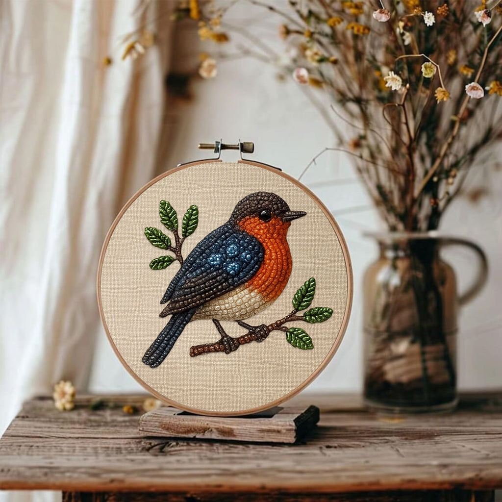 Rubbyoo Bead Embroidery Kit - Lovely Birds | Nice Animal Handicraft | Perfect Gift  - image 10