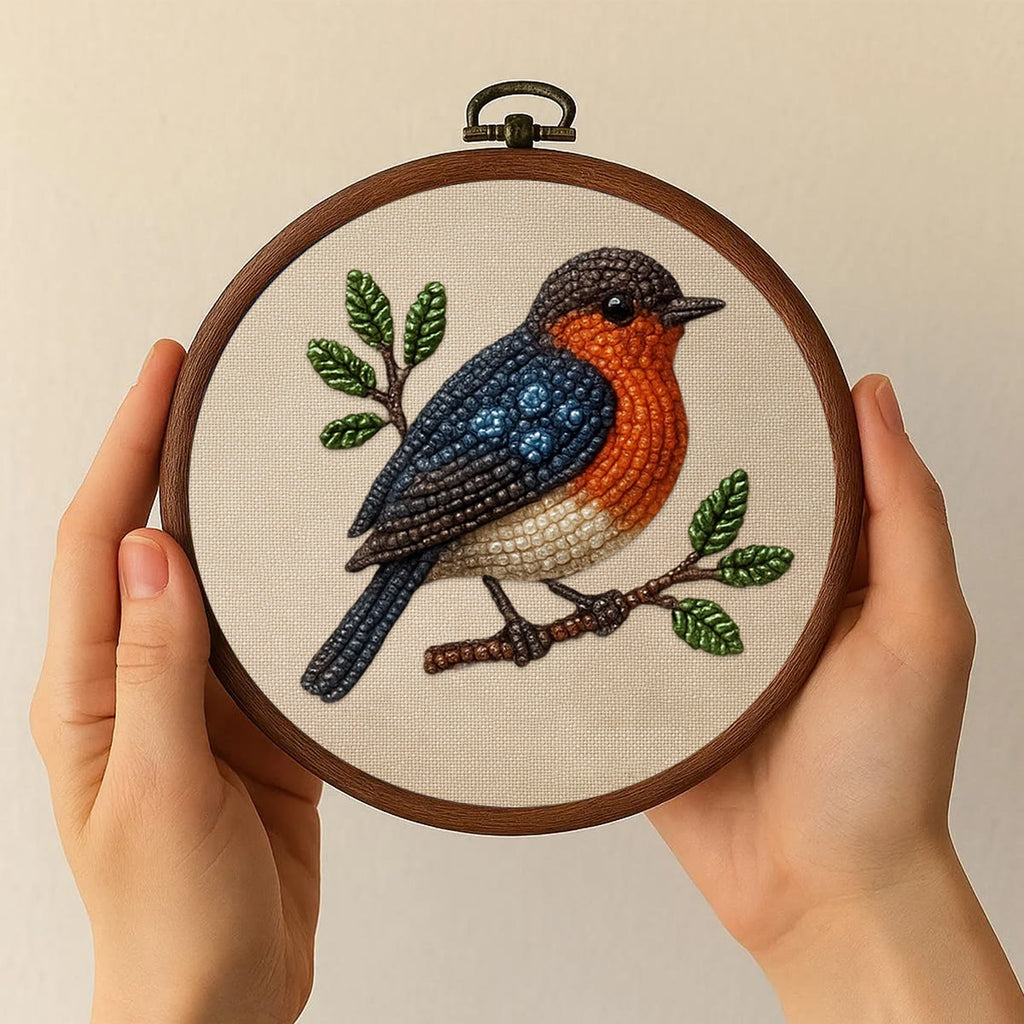 Rubbyoo Bead Embroidery Kit - Lovely Birds | Nice Animal Handicraft | Perfect Gift  - image 3