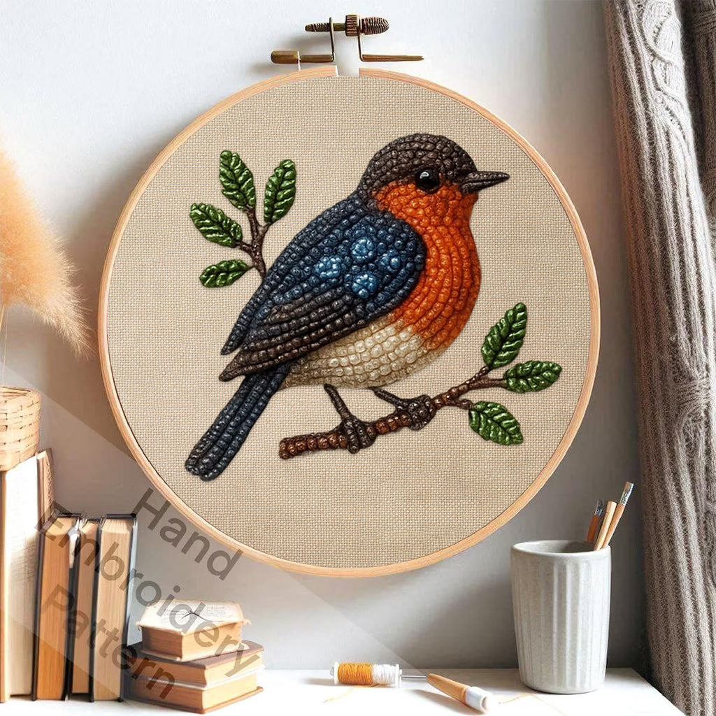 Rubbyoo Bead Embroidery Kit - Lovely Birds | Nice Animal Handicraft | Perfect Gift  - image 6